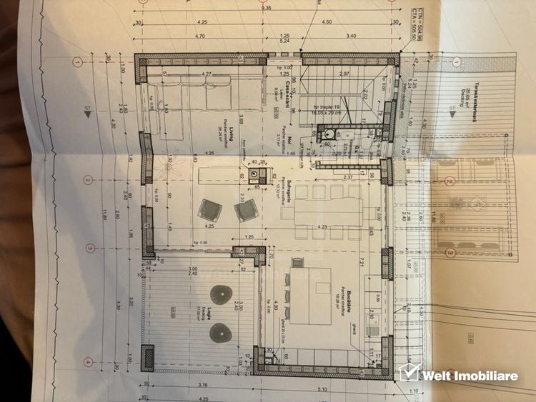 Teren Construcții intravilan de 756 mp, în Chinteni