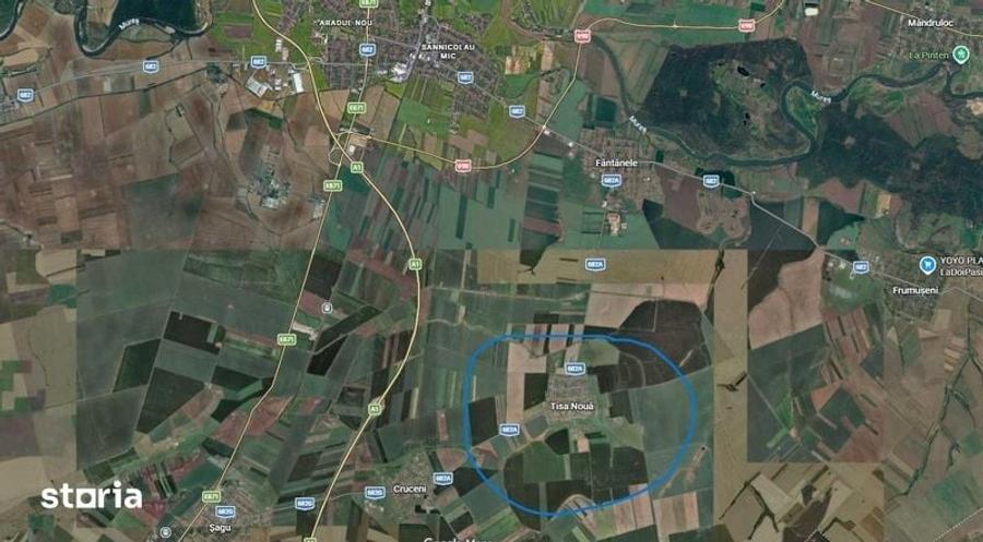 Casă cu 1 camere cu Teren 841 Mp în Tisa