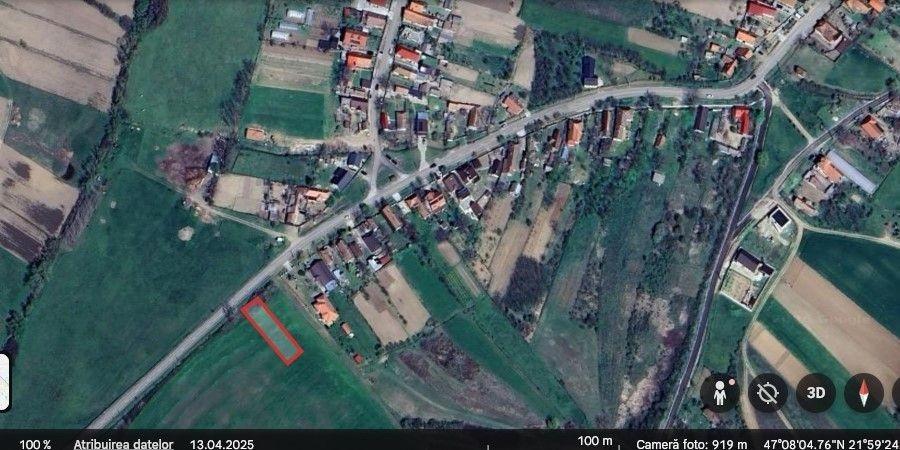 Teren agricol intravilan de 1500 mp, în Cetariu