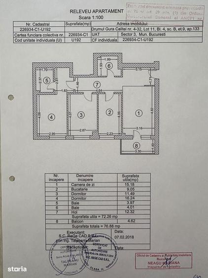 Apartament cu 3 camere în Theodor Pallady