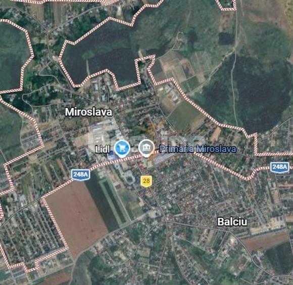 Teren Construcții intravilan de 930 mp, în Miroslava