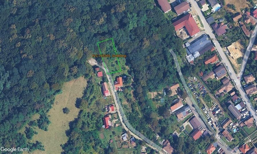 Teren Construcții intravilan de 1000 mp, în Central