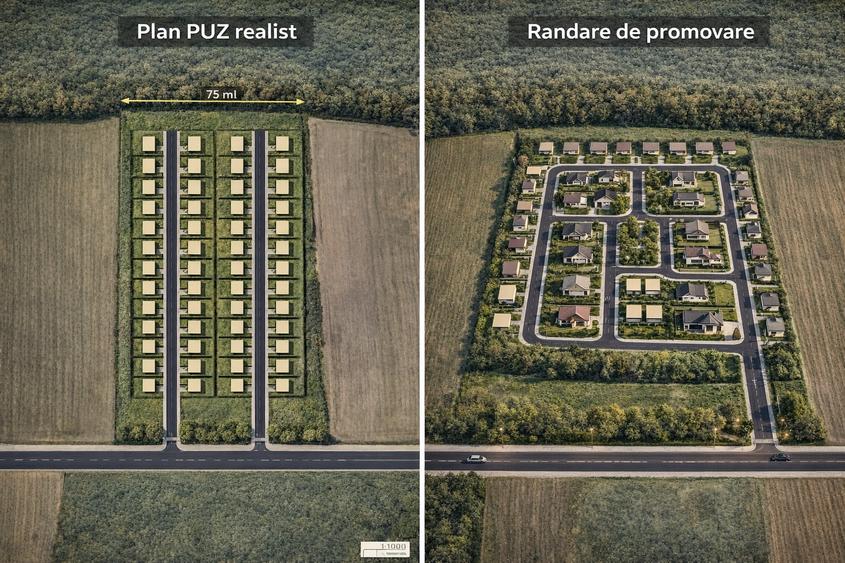 Teren Construcții intravilan de 35000 mp, în Bălteni