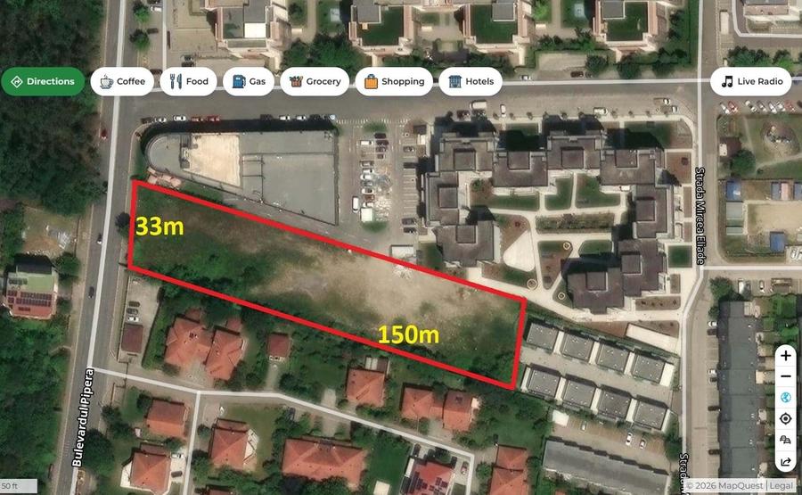 Teren Construcții intravilan de 5000 mp, în Pipera
