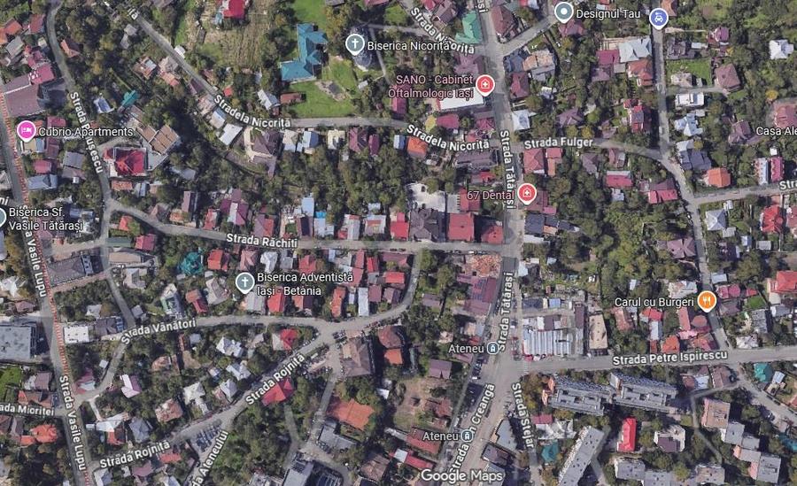 Teren Construcții intravilan de 576 mp, în Tătărași