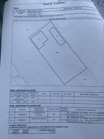 Casă cu 4 camere în Husasău de Criș