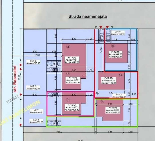 Teren de 696 mp, în Exterior Vest