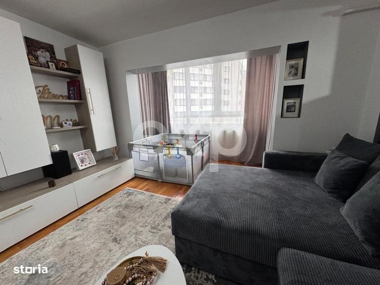 Apartament cu 3 camere decomandat, mobilat în Teilor