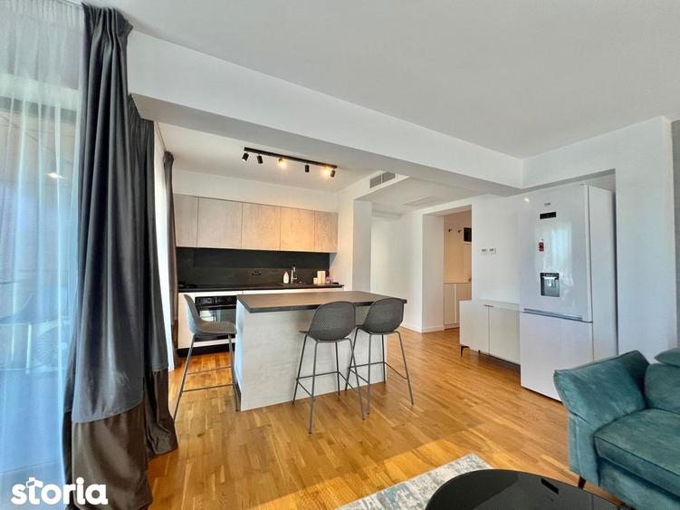 Apartament cu 2 camere decomandat, mobilat în Băneasa
