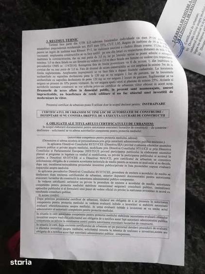 Teren de 250 mp, în Brănești