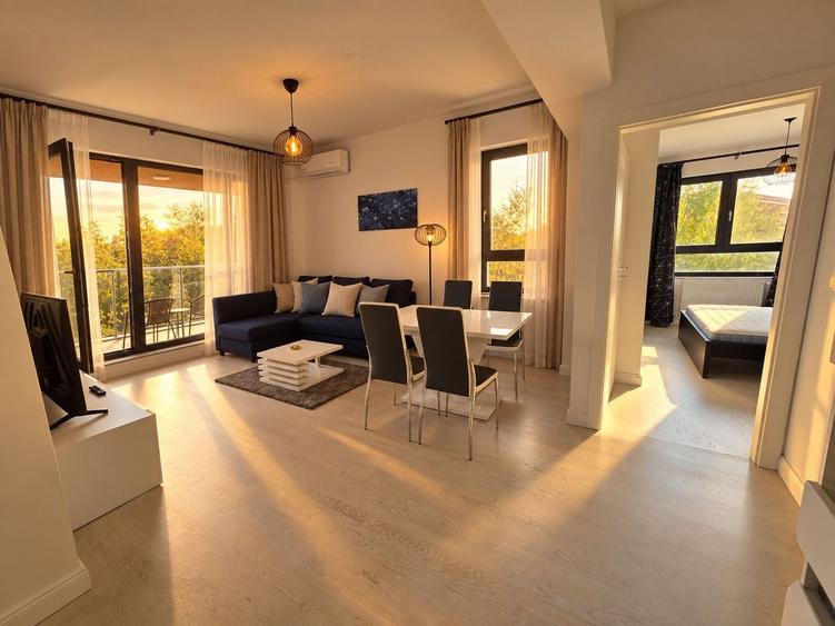 Apartament cu 2 camere decomandat, mobilat în Pipera