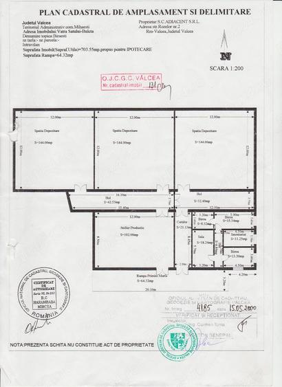 Spațiu comercial, de 704 mp, în Buleta