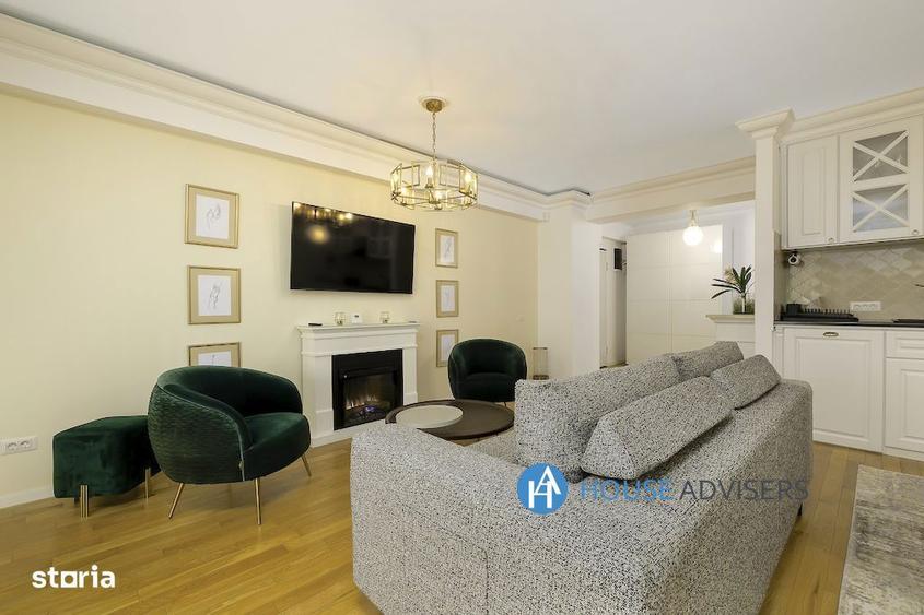 Apartament cu 2 camere, mobilat în Cișmigiu