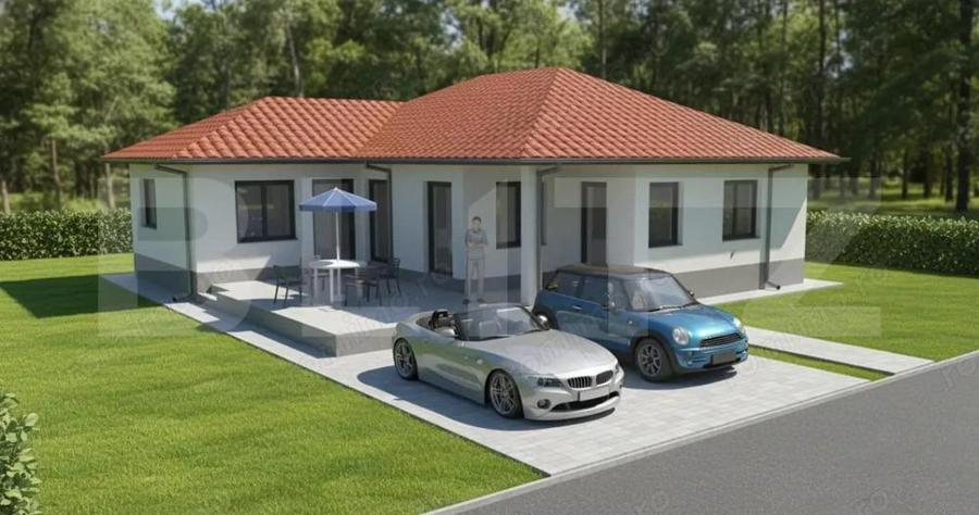 Casă cu 4 camere cu Teren 500 Mp în Tărlungeni