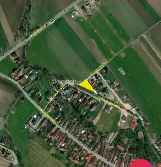 Teren intravilan 750mp, Str. Muntele Roșu, Sacele