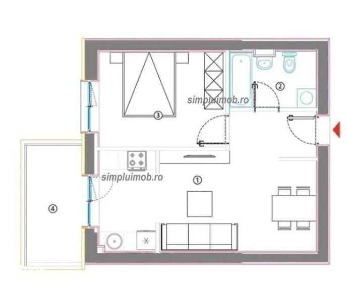 2 Camere Hils Titanium Bloc Nou - 9