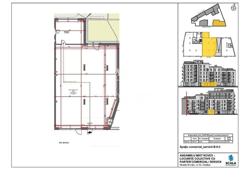 Spațiu comercial, de 142.80000305176 mp, în Cetății