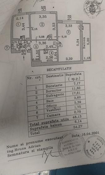 Apartament cu 2 camere decomandat, mobilat în 1 Decembrie 1918