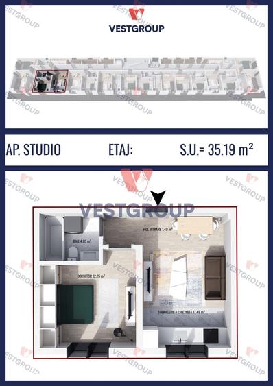 Apartament 1 camere Proiect Weiner 5 Chiajna Vest Group - 4