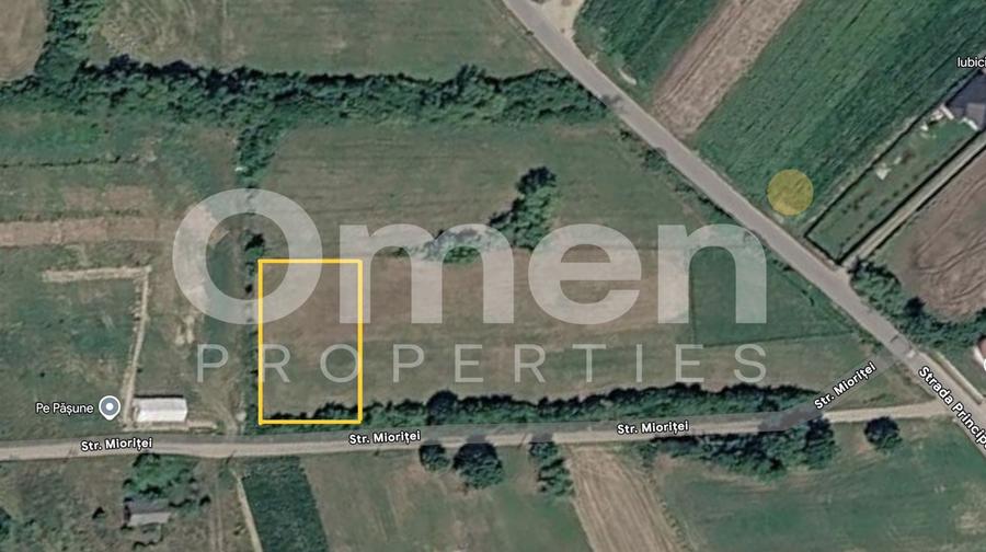 Teren Construcții intravilan de 1000 mp, în Bozânta Mică