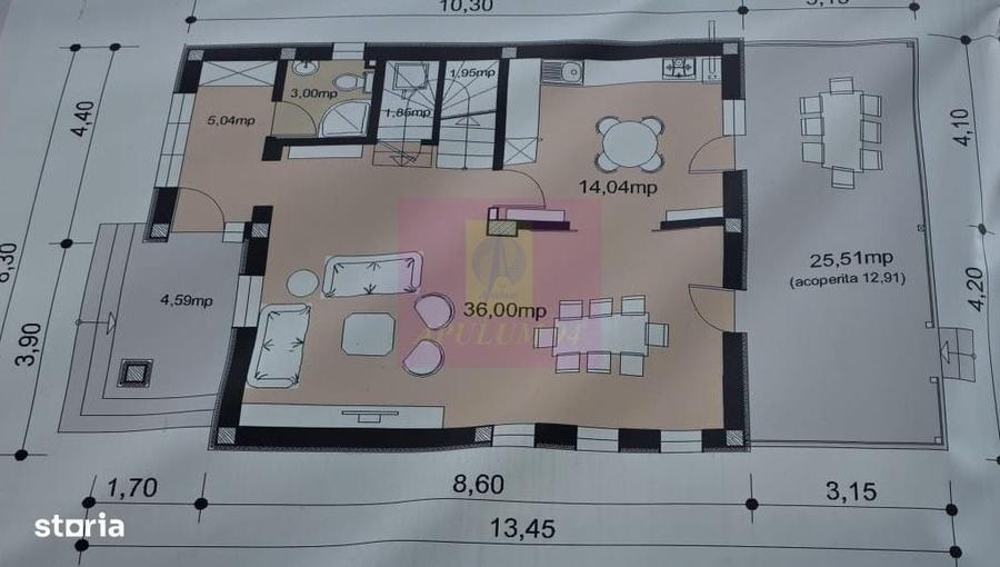 Vila cu 4 camere de vanzare in Brebu - 8