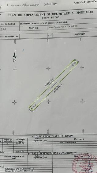 Teren de vanzare sau inchiriere, comuna Cornetu, jud. Ilfov aproape de lac - 1
