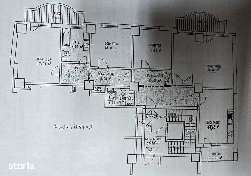 Apartament generos 4 camere, garaj, Herastrau - 20