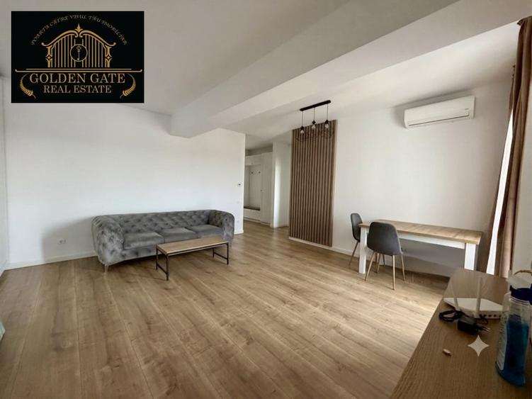 Apartament cu 2 camere semidecomandat, mobilat în Băneasa