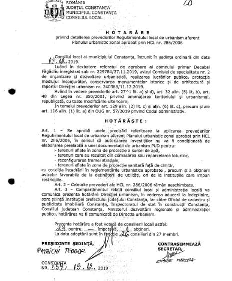 Teren Construcții intravilan de 5124 mp, în Tomis Nord