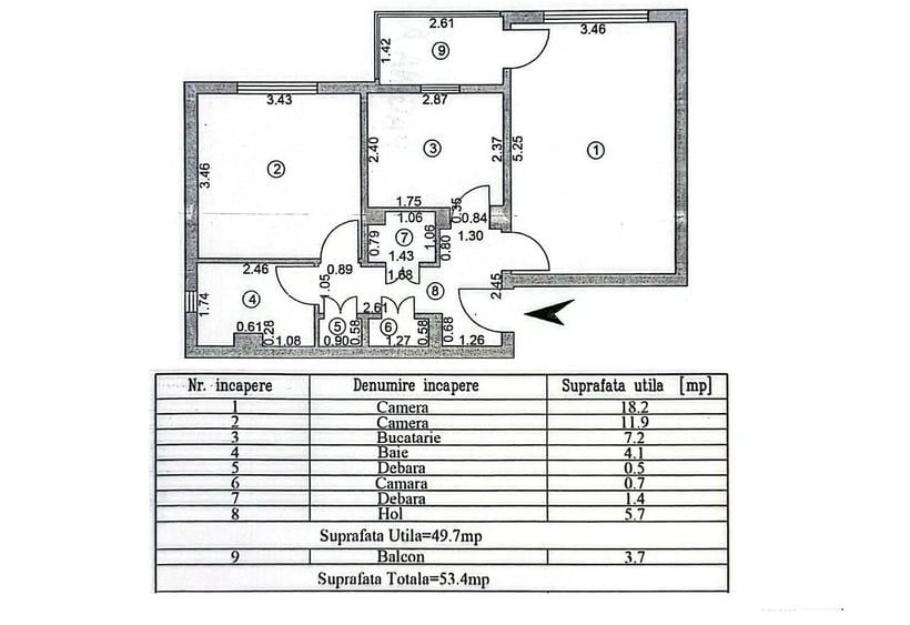 Apartament cu 2 camere in Micro 21 langa Kaufland si Lidl - 2