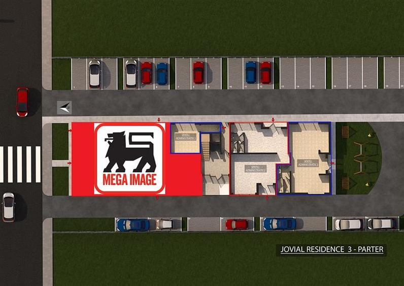 Proprietar, spatiu comercial, birou, finisat, 64 mp, stradal, 2023, lMEGA IMAGE - 1