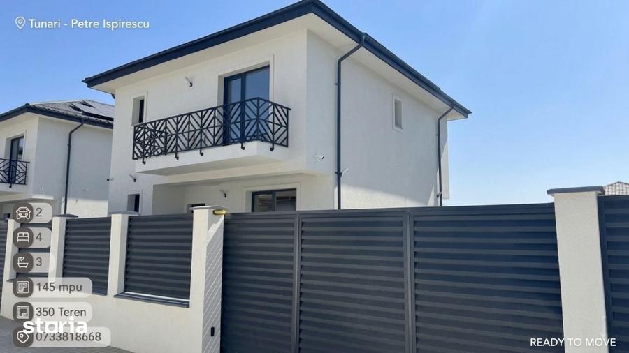 Casă cu 4 camere cu Teren 350 Mp în Tunari
