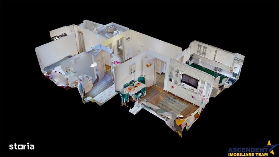 Apartament cu 3 camere, mobilat în Tractorul — fotografia 3