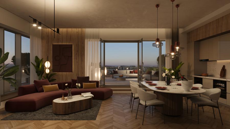Apartament cu 3 camere decomandat în Pipera