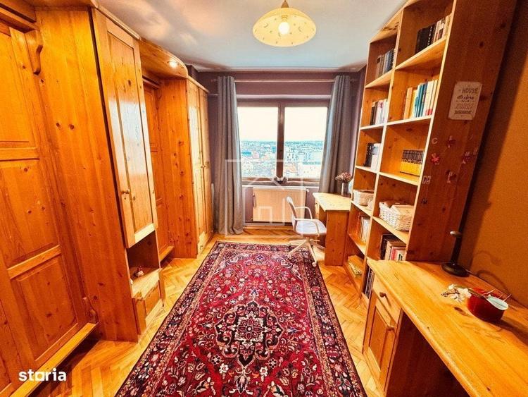 Apartament cu 4 camere decomandat, mobilat în Central