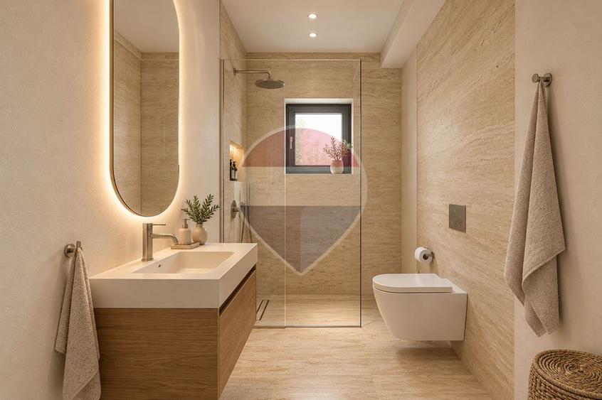 Casă individuală cu 5 camere cu Teren 450 Mp în Brănești