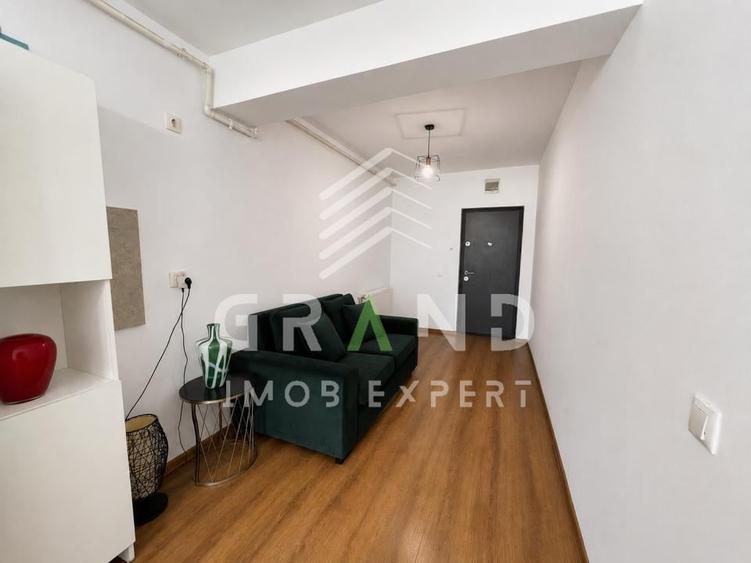 Apartament cu 2 camere semidecomandat, mobilat în Dâmbul Rotund