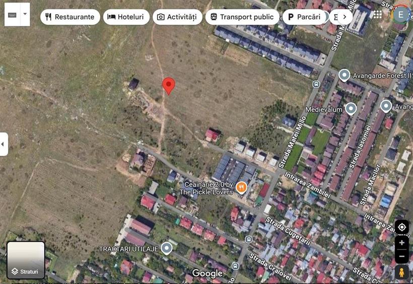 Teren Construcții intravilan de 427 mp, în Exterior Nord