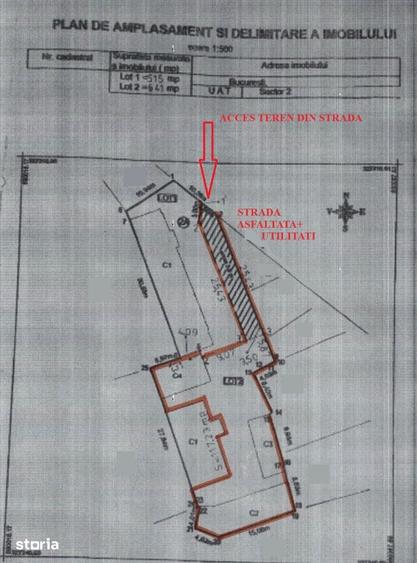 Teren de 526 mp, în Iancului