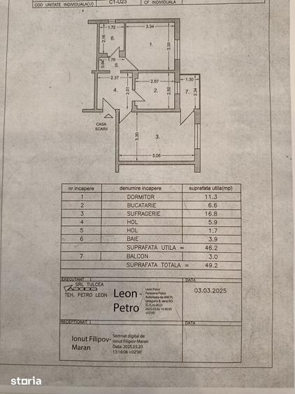 Apartament cu 2 camere decomandat în Central