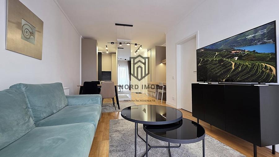 Apartament cu 2 camere semidecomandat, mobilat în Bucureștii Noi