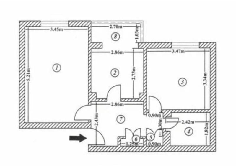 Apartament 2 camere renovat Baneasa Horia Macelariu 56 mp - 8
