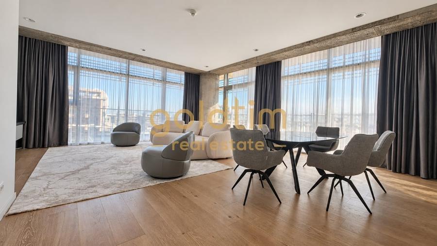 Apartament cu 4 camere semidecomandat, mobilat în Floreasca