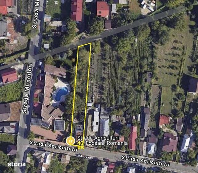 Teren de 1000 mp, în Central