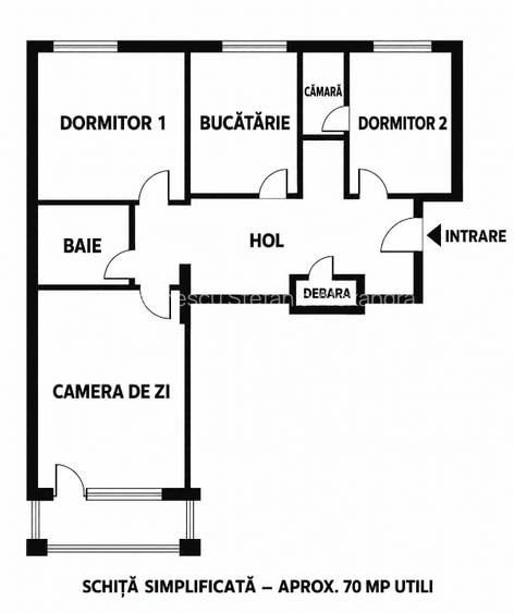 APARTAMENT VITAN 70 MP 3 CAMERE PE FATA CU BALCON MARE