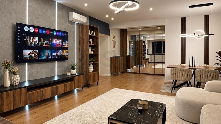 Apartament cu 2 camere decomandat, mobilat în Pipera