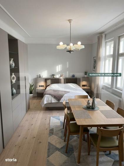 Apartament cu 2 camere semidecomandat în Central