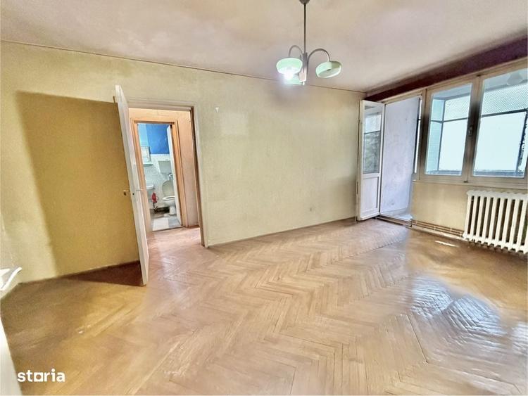 Apartament cu 2 camere nedecomandat în Tudor