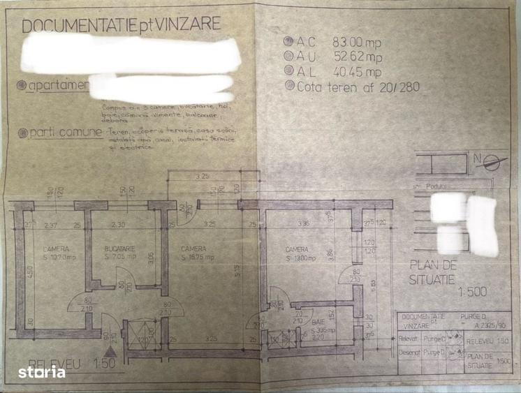 Apartament cu 3 camere, etaj 3, zona Liceul Lucian Blaga - 7