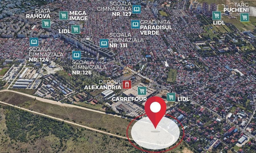Teren Construcții intravilan de 6226 mp, în Alexandriei